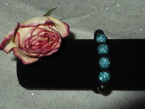 Shamballa enfant turquoise